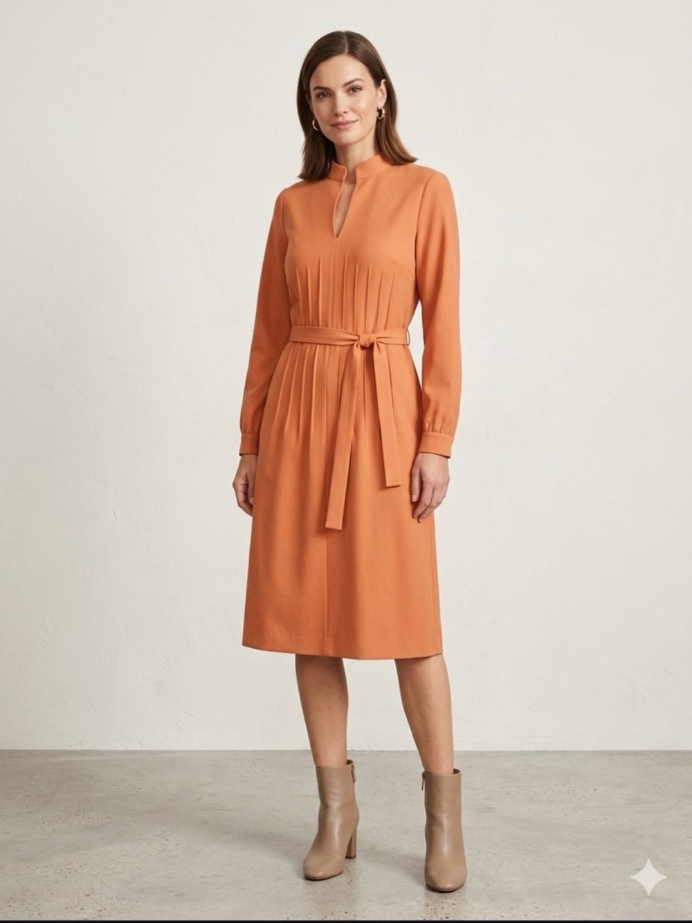 Vintage 70's Abe Schrader Ultra Suede Dress Size M